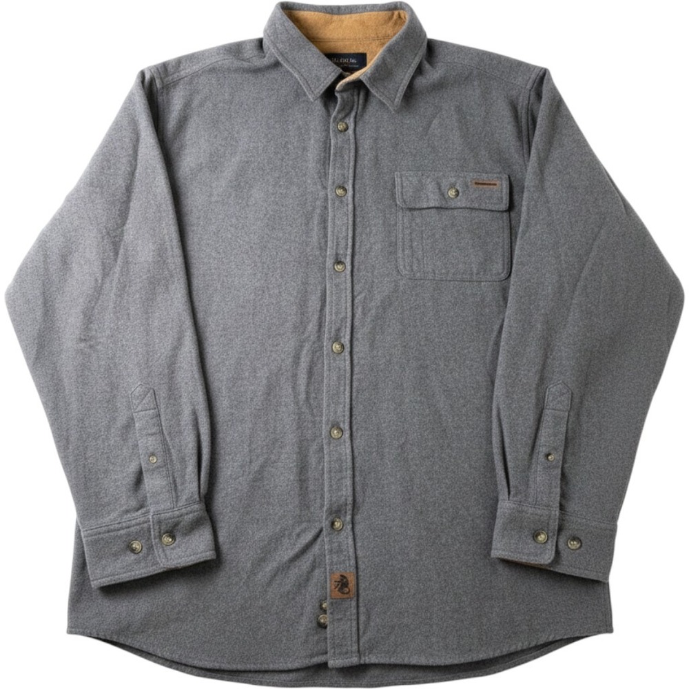 Legendary Whitetails Men's XL Gray Flannel Shirt Jacket Shacket